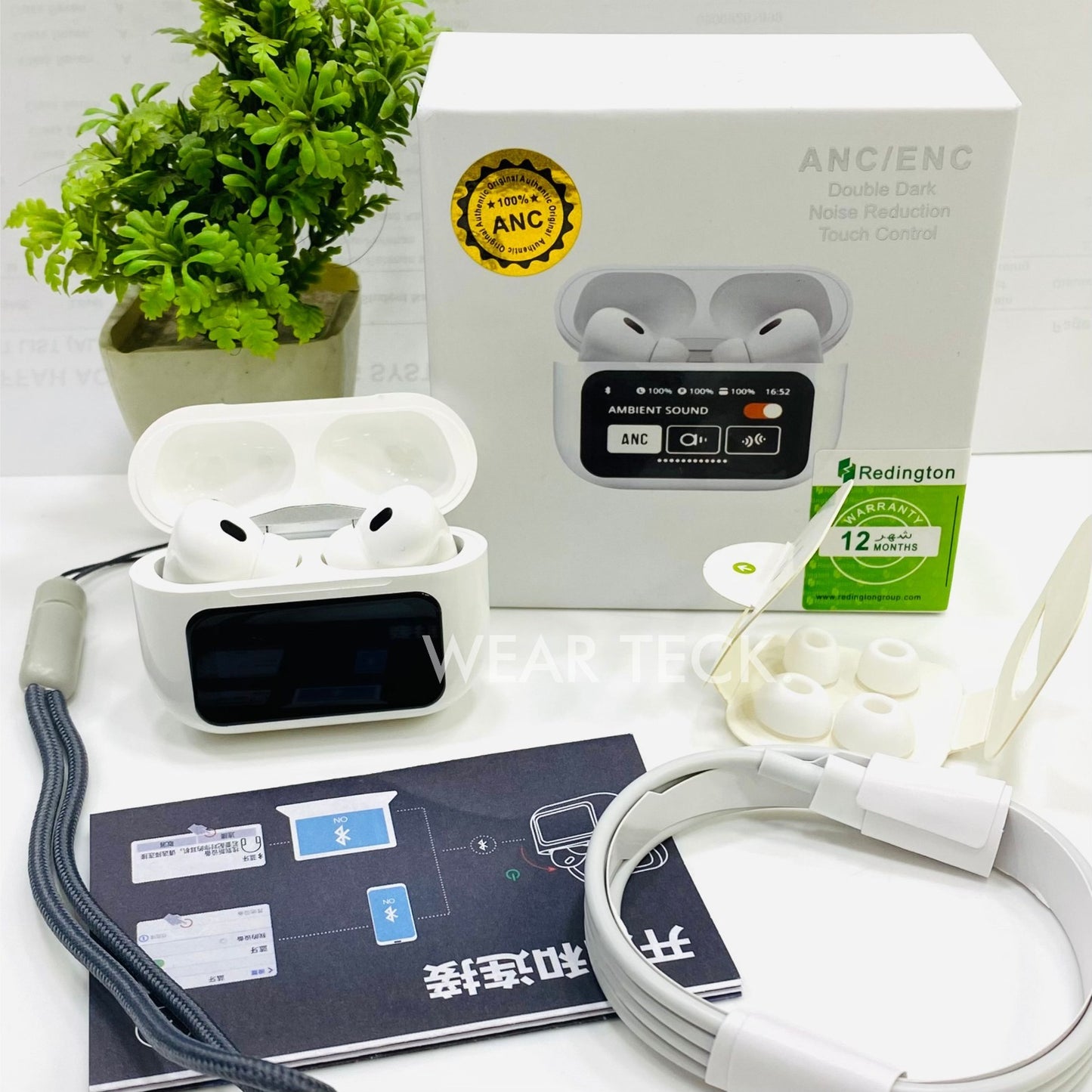 Airpod A9 Pro Ultimate Touch Screen ANC Earbuds