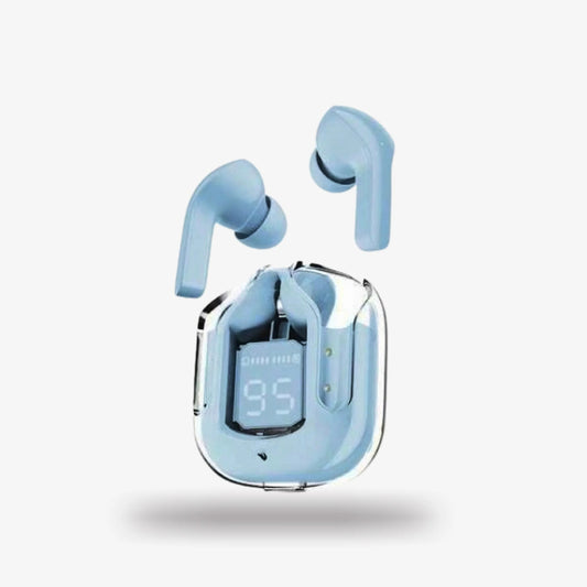 Air-31 Airpods Wireless with Crystal Transparent Case Bluetooth 5.3