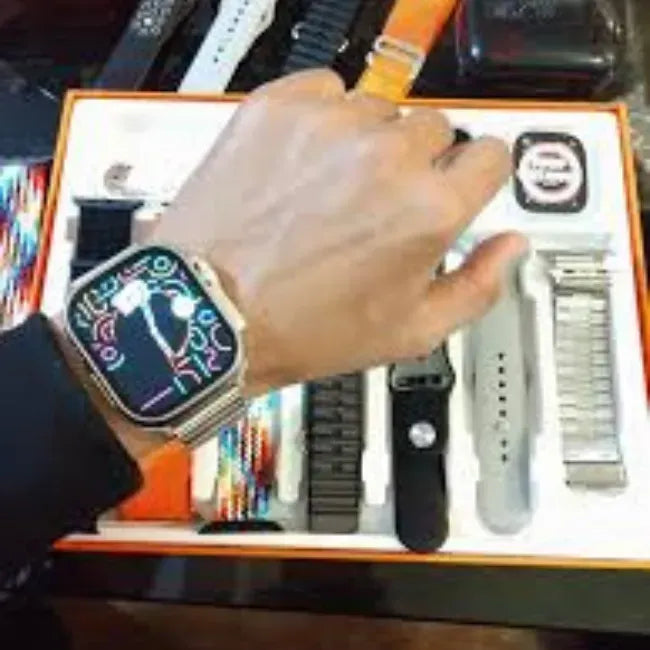 Ultra Smartwatche 7-in-1 Strap Set Big HD Display