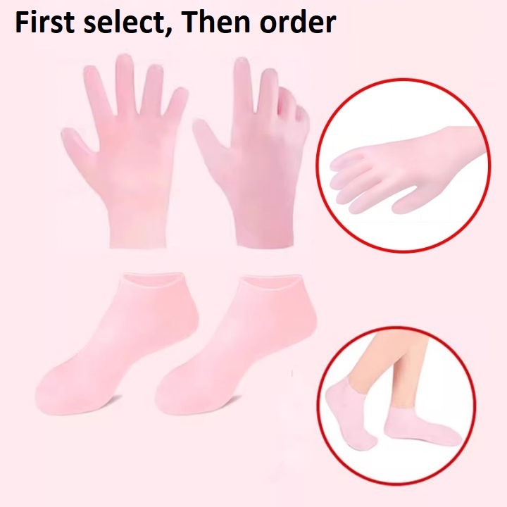 Silicon Hand & Foot Moisturizing Gloves