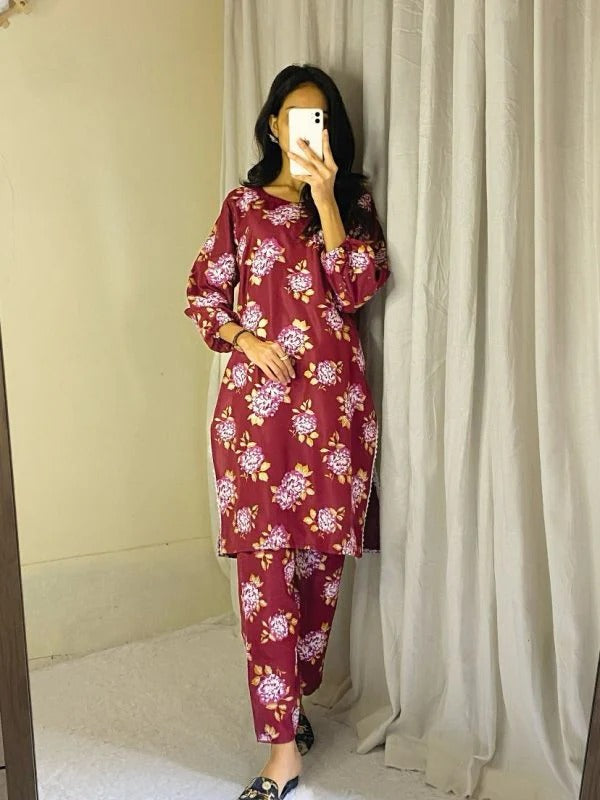 GULAB PRINT 2PCS