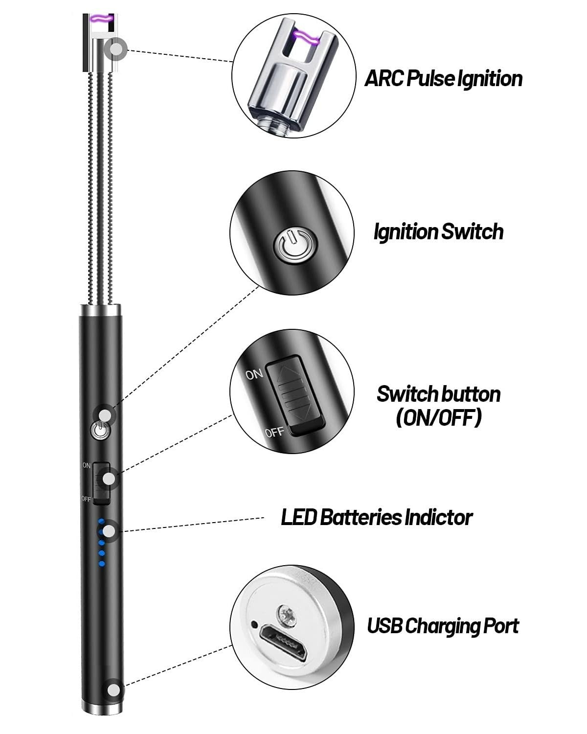 ARC Rechargeable Flexible Lighter (Type C)